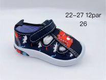 Trampki na rzepy chłopięce (22-27/12P)