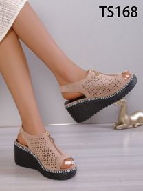 Sandały na koturnie (36-41/12P)