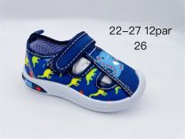 Trampki na rzepy chłopięce (22-27/12P)