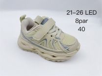 Buty sportowe na rzepy chłopięce i dziewczynka (21-26/8P)