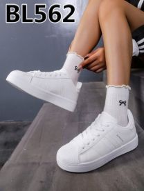 buty sportowe wiązane damskie (36-41/12P)