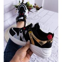 buty sportowe wiązane damskie (36-41/12P)