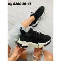 buty sportowe wiązane damskie (36-41/12P)