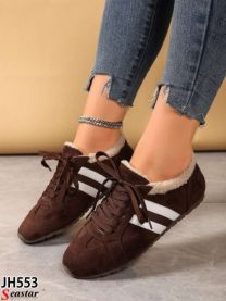 buty sportowe wiązane damskie (36-41/12P)