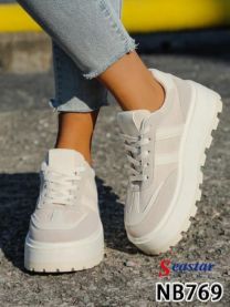 Buty Sportowe Wiązane Damskie (36-41/12P)