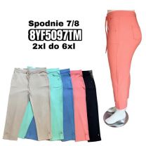 PLUS_Spodnie damskie 7/8 (2XL-6XL/12szt)