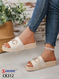 Klapki na płaskim (36-41/12P)