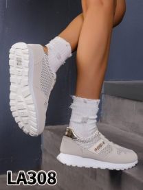 buty sportowe wiązane damskie (36-41/12P)