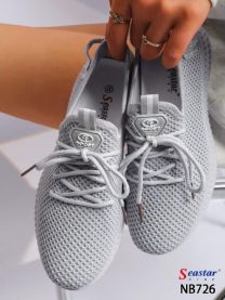 buty sportowe wiązane damskie (36-41/12P)