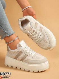 Buty Sportowe Wiązane Damskie (36-41/12P)