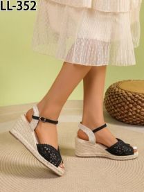 Sandały na koturnie (36-41/12P)