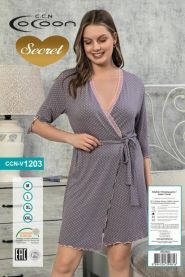 Szlafrok damski turecki (M-2XL/12szt)