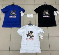 Bluzki chłopięce na krótki rękaw (6-16LAT/6szt)