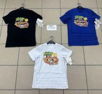 Bluzki chłopięce na krótki rękaw (6-16LAT/6szt)