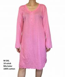 Koszula nocna damska (M-3XL/10szt)