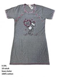 Koszula nocna damska (S-2XL/10szt)