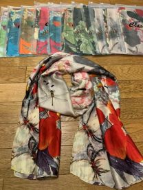 Szaliki damskie (uniwersalny/12szt)