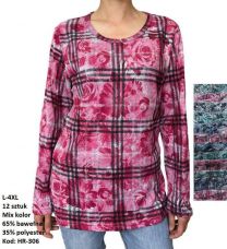 Bluzki damskie (L-4XL/12szt)