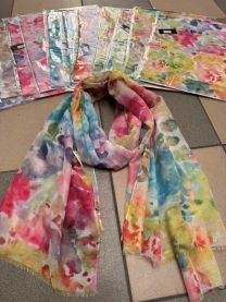 Szaliki damskie (uniwersalny/12szt)