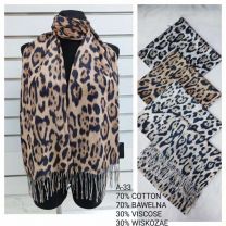 Szaliki damskie (uniwersalny/12szt)