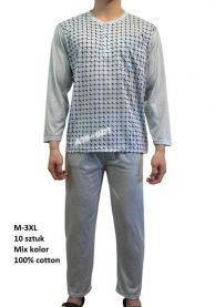 Piżama męska (M-3XL/10kpt)