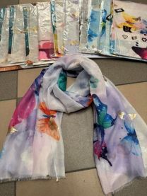 Szaliki damskie (uniwersalny/12szt)