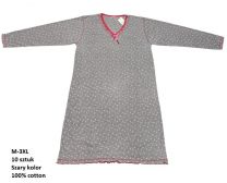 Koszula nocna damska (M-3XL/10szt)