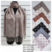 Szaliki damskie (uniwersalny/12szt)