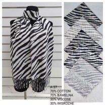 Szaliki damskie (uniwersalny/12szt)