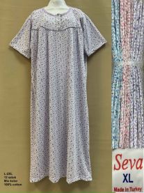 Koszula nocna damska (L-2XL/12szt)