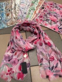 Szaliki damskie (uniwersalny/12szt)