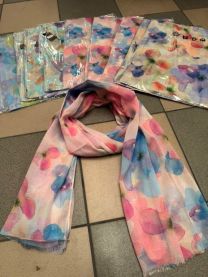 Szaliki damskie (uniwersalny/12szt)