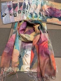 Szaliki damskie (uniwersalny/12szt)