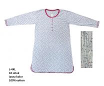 Koszula nocna damska (L-4XL/10szt)
