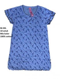 Koszula nocna damska (M-3XL/10szt)