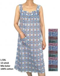 Koszula nocna damska (L-5XL/12szt)