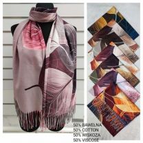 Szaliki damskie (uniwersalny/12szt)