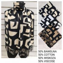 Szaliki damskie (uniwersalny/12szt)