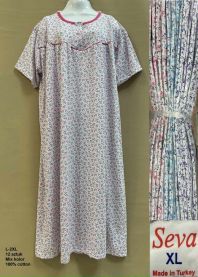 Koszula nocna damska (L-2XL/12szt)