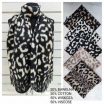 Szaliki damskie (uniwersalny/12szt)