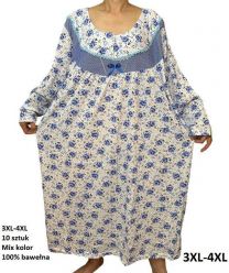 Koszula nocna damska (3XL-4XL/10szt)