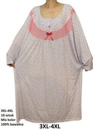 Koszula nocna damska (3XL-4XL/10szt)