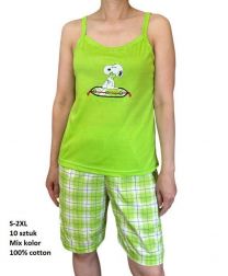 Piżama damska (S-2XL/10kompletów)