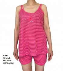 Piżama damska (S-3XL/10kompletów)