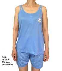 Piżama damska (S-3XL/10kompletów)