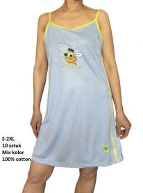 Koszula nocna damska (S-2XL/10szt)