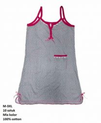Koszula nocna damska (M-3XL/10szt)