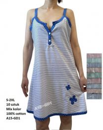 Koszula nocna damska (S-2XL/10szt)