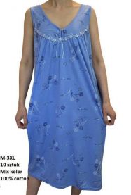 Koszula nocna damska (M-3XL/10szt)