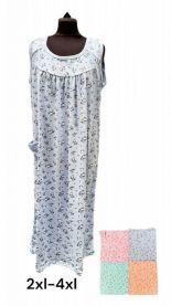 Koszula nocna damska (2XL-4XL/12szt)